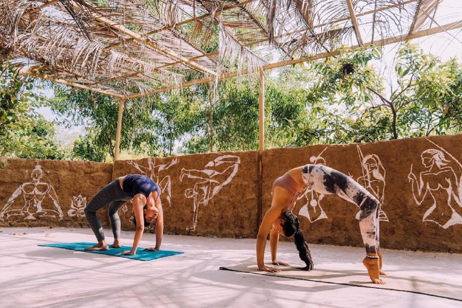 Jamboree Creek Yoga Mandrem Bagian luar foto